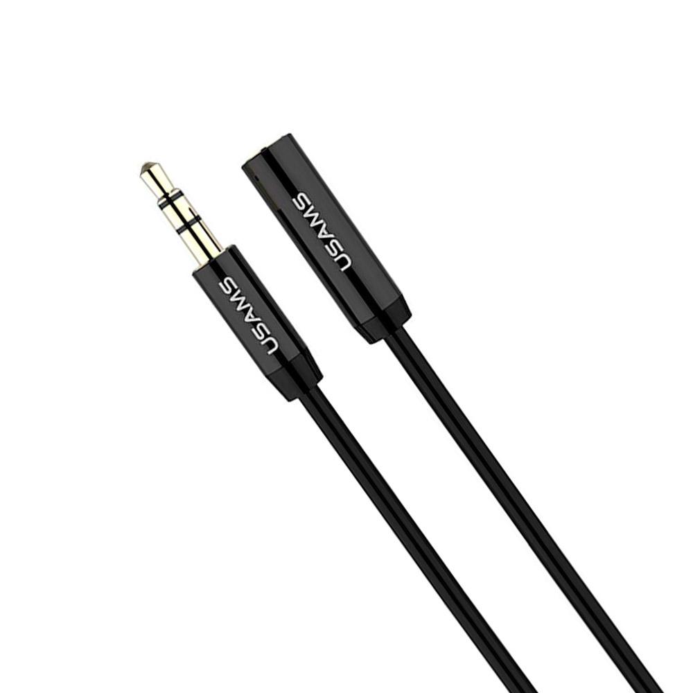 Aux адаптер USAMS US-SJ055 1m. черен