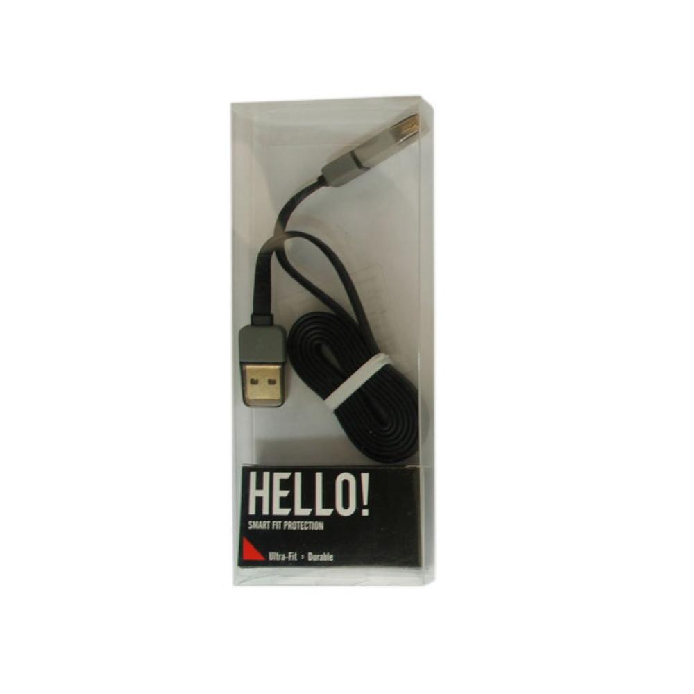 USB кабел 2 в 1 - 5G + micro син