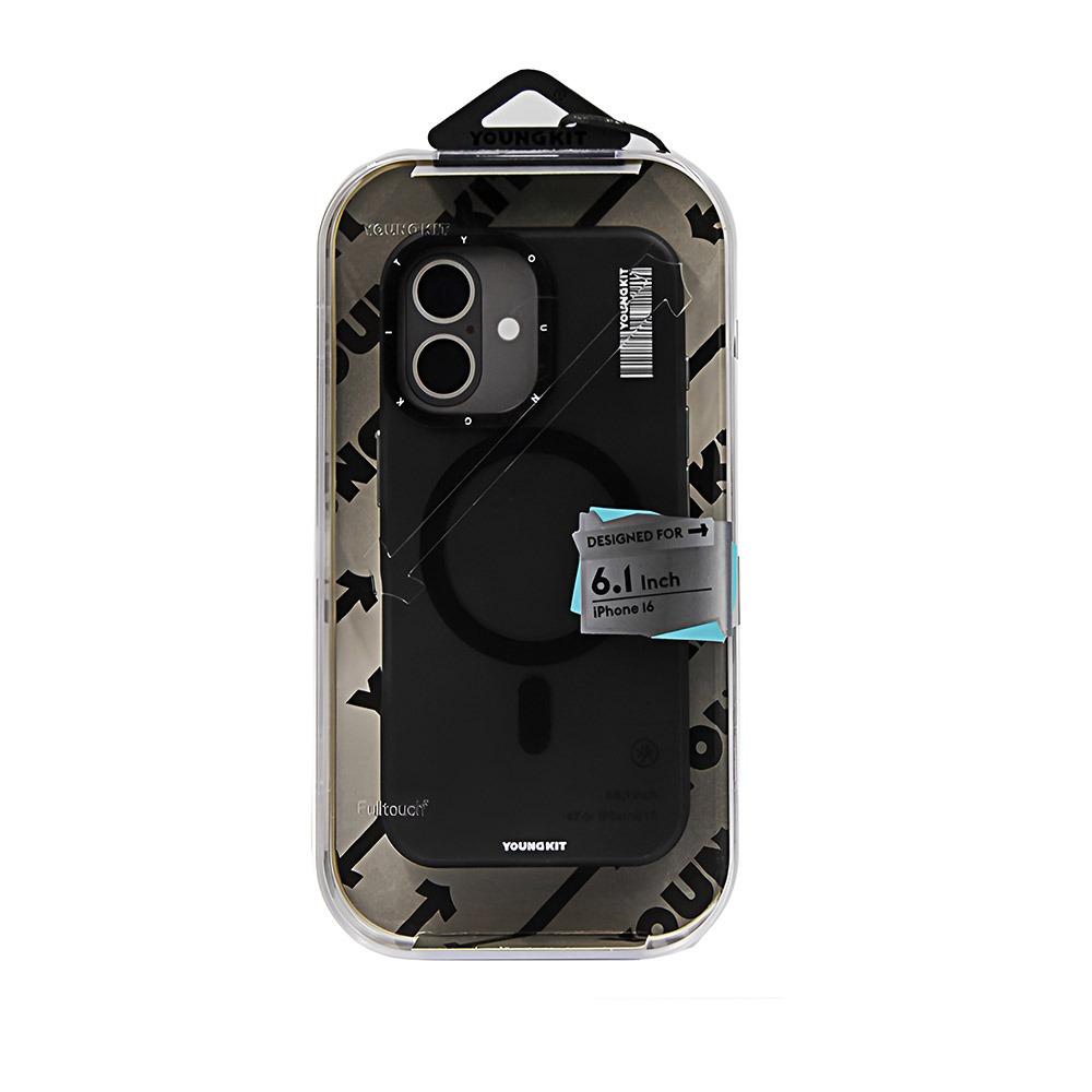 Калъф тип гръб YOUNGKIT TECHNOLOGY MAGNETIC за iPhone 16 черно
