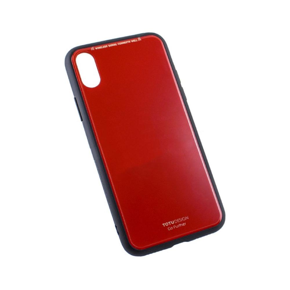 Калъф гръб Totu D Style series за iPhone X, червен