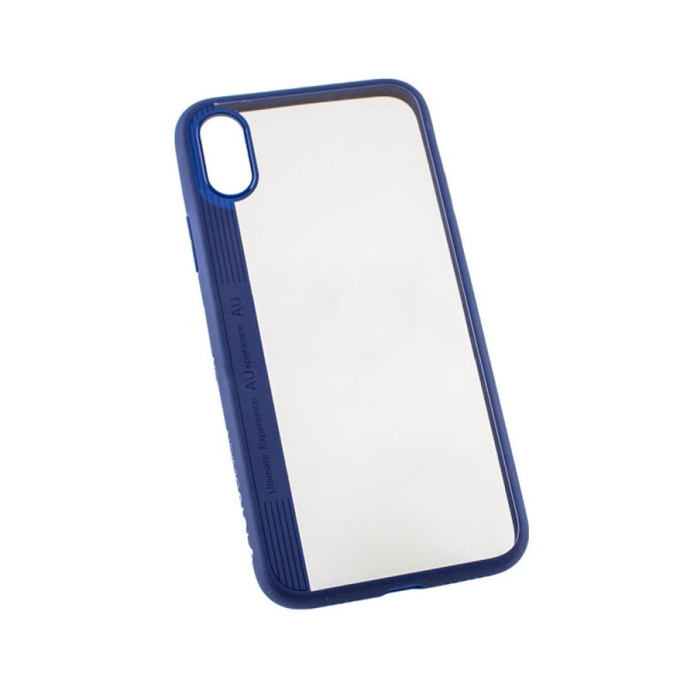 Калъф гръб Totu Design Crystal Color за iPhone X, син