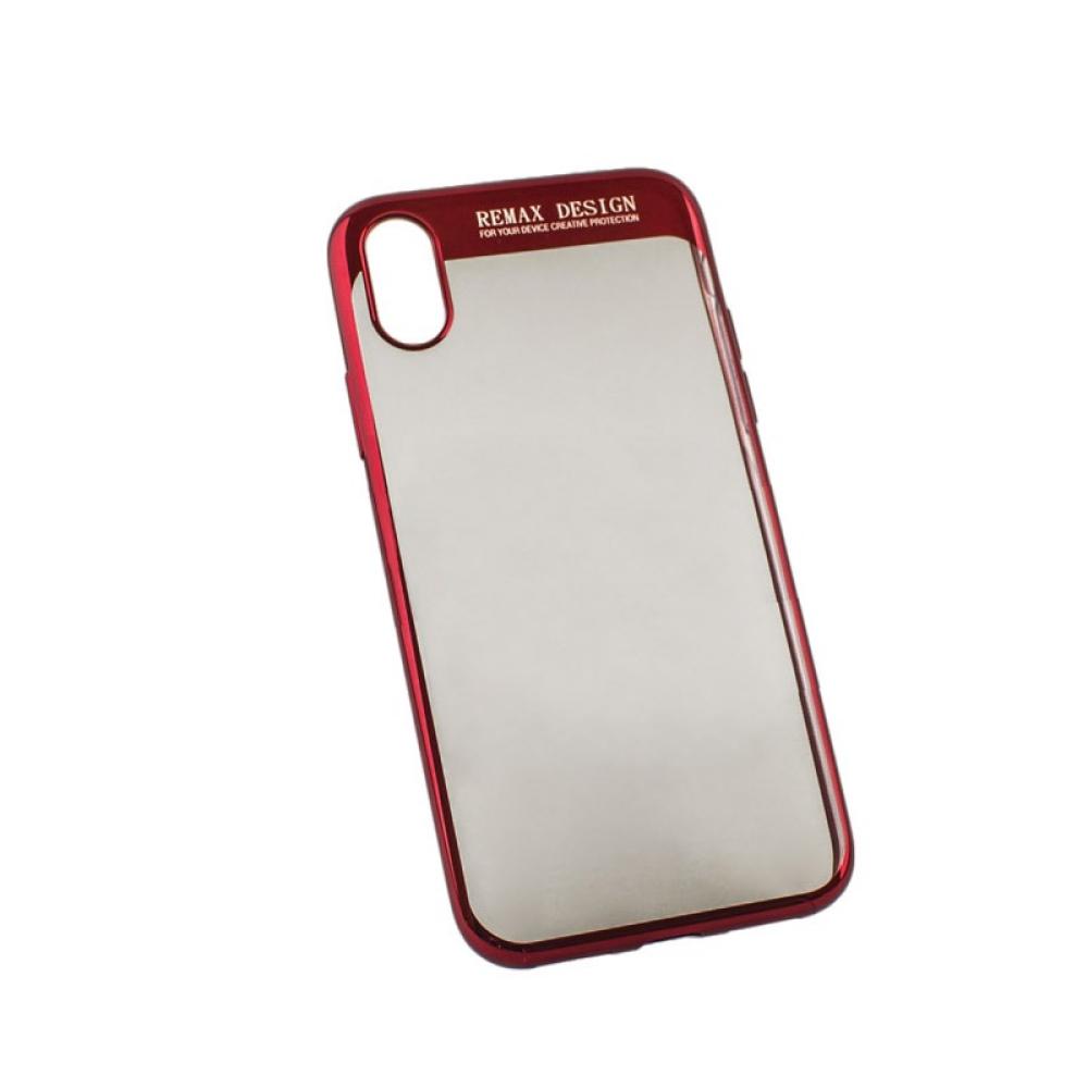 Калъф гръб Remax Creative Modi за iPhone X, червен