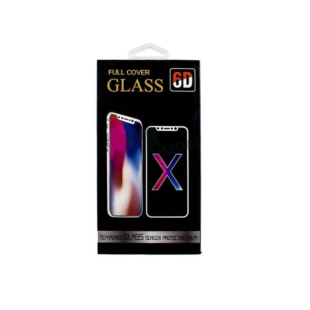 Стъклен протектор 6D iPhone 8 Plus комплект, Бял