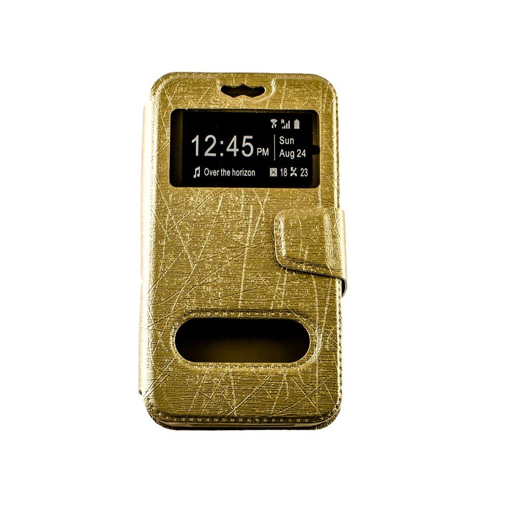 Калъф Flip универсален 4.8-5.0 златен