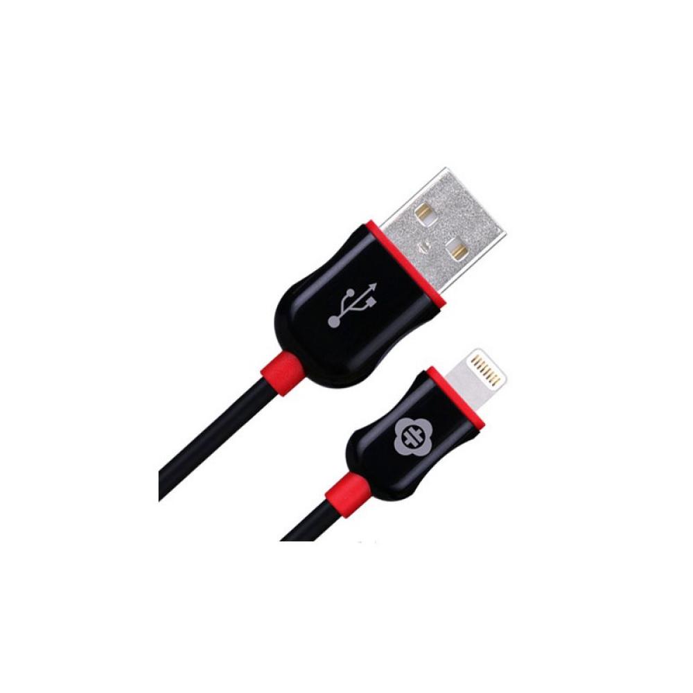 USB кабел Totu Glory Bicolor 5G/6G черно/червен