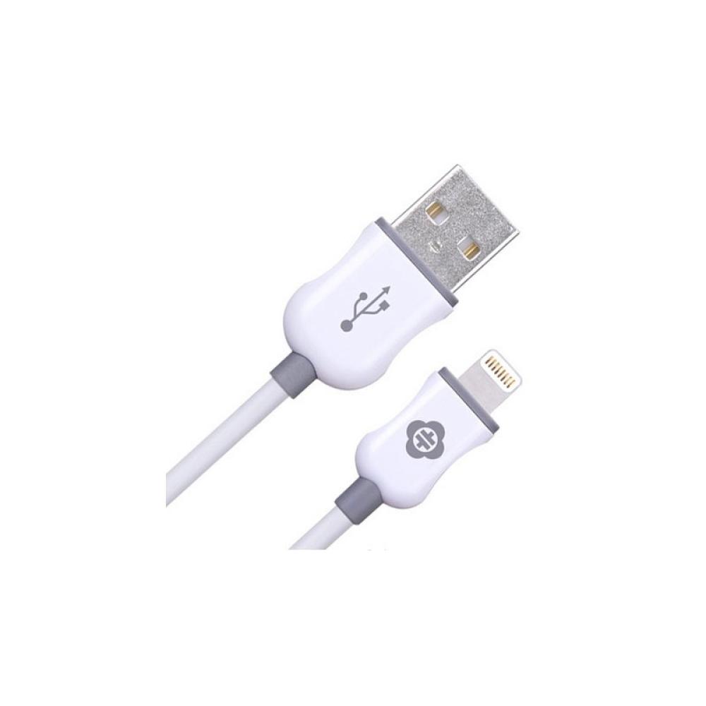 USB кабел Totu Glory Bicolor 5G/6G бял /сив