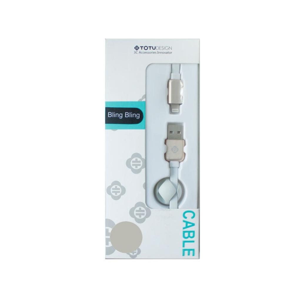 USB кабел Totu Bing Bing 120 см. 5G/6G златен