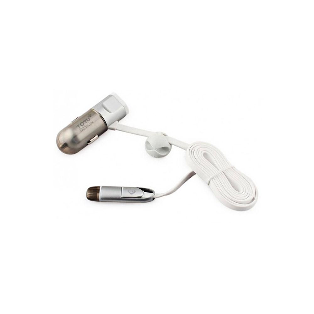 Зарядно Totu 12v с USB 5G Good Partner бял