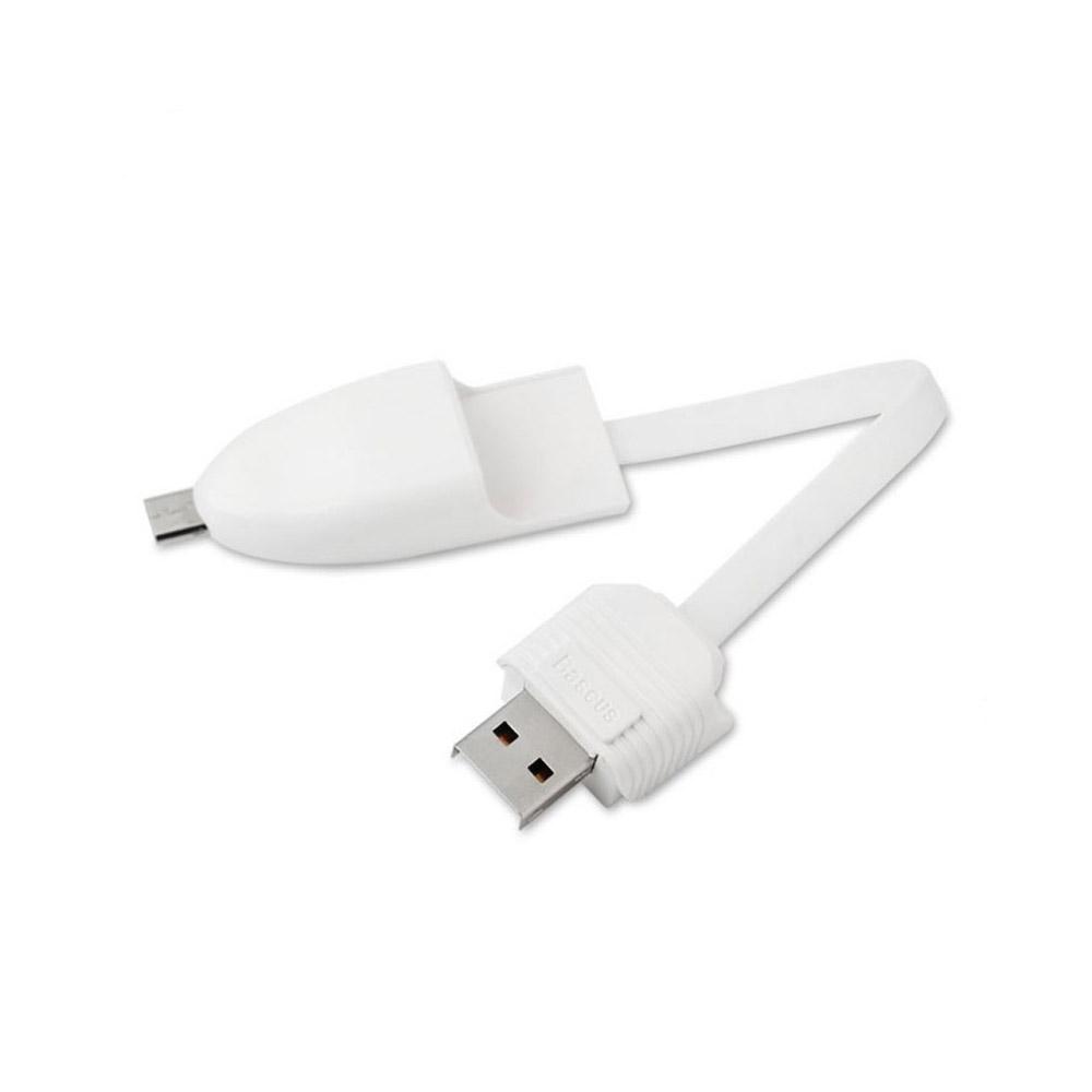 USB кабел Baseus OTG бял