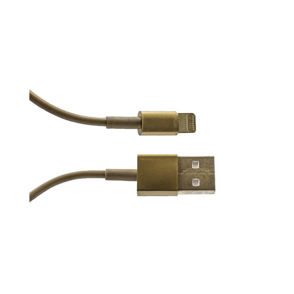 Lightning USB кабел copy златен
