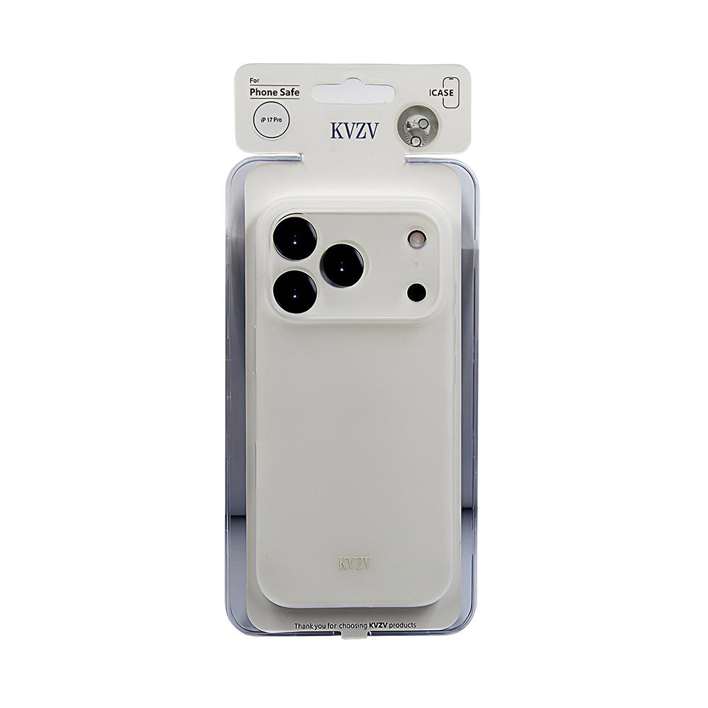 Калъф тип гръб KVZV  FrostSlim Series за iPhone  17 Pro бял