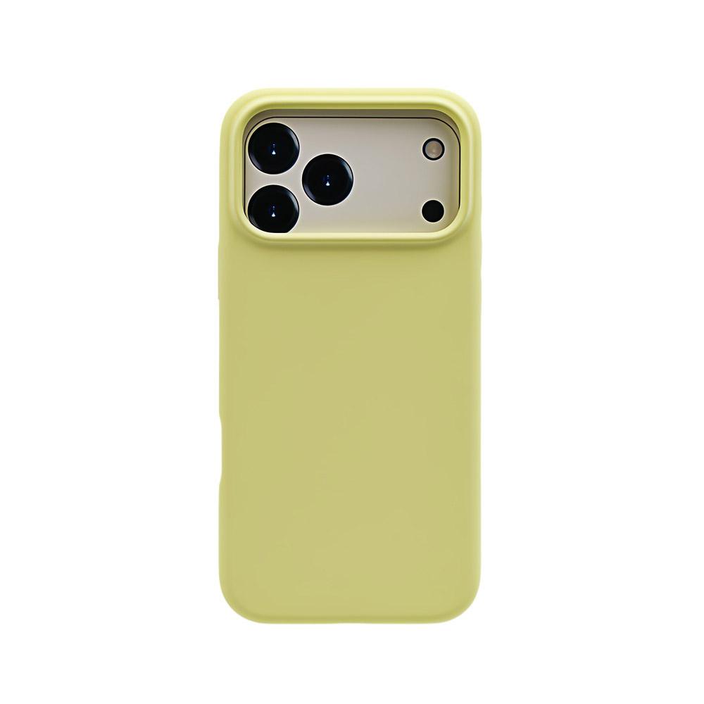 Калъф тип гръб KVZV  Silicone Case за iPhone  17 Pro жълт