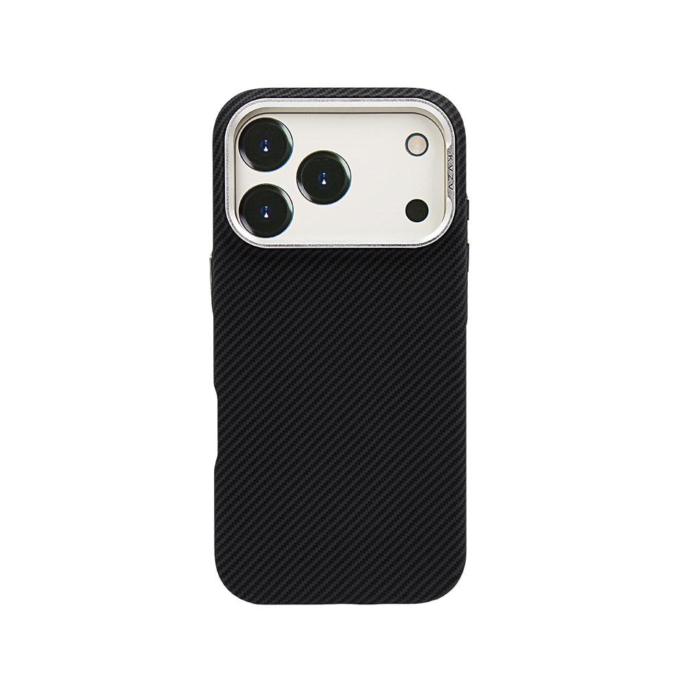 Калъф тип гръб KVZV  Twill Series за iPhone  17 Pro черен