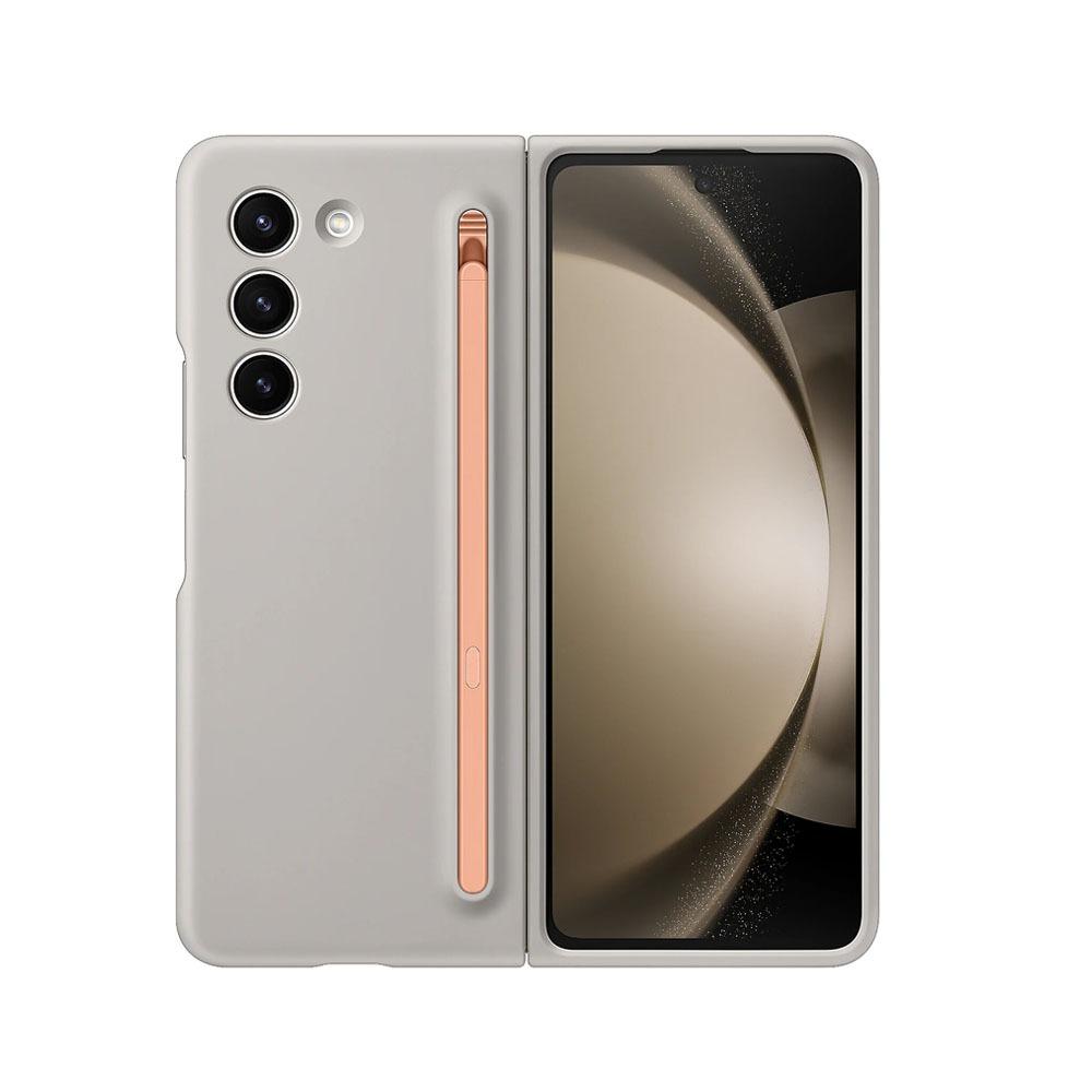 Калъф тип гръб силика гел SAMSUNG FOLD 5 светло сив