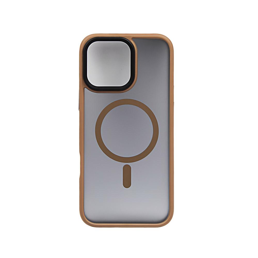 Калъф тип гръб FACEDESIGN CELEBRITY SERIES MAGSAFE за iPhone 16 Pro златен