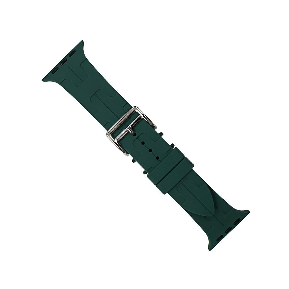 Watch band 22mm.  силиконова каишка с катарама сиво