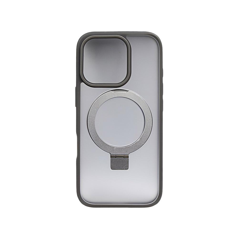 Калъф тип гръб FACEDESIGN STAND SERIES MAGSAFE за iPhone 16 Pro сив