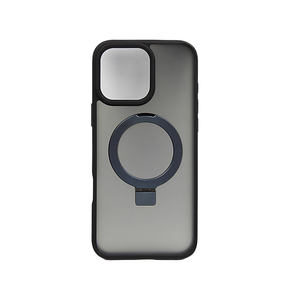 Калъф тип гръб FACEDESIGN STAND SERIES MAGSAFE за iPhone 16 Pro Max черен