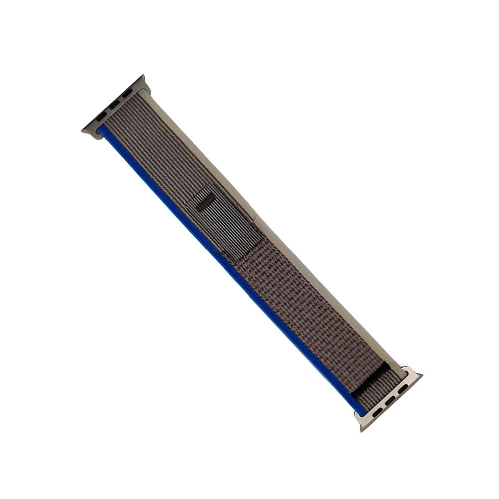 Apple watch 42/44/45/49mm. каишка ластична дюс синьо